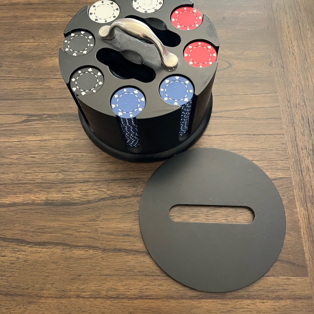 Poker Chip Set with Black Case